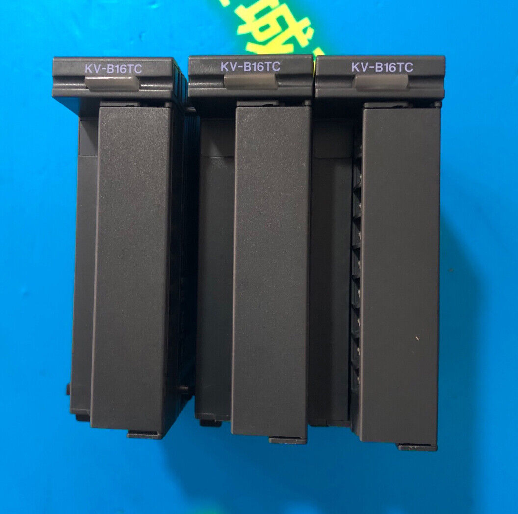 Used Keyence PLC module KV-B16TC tested good condition - KEYENCE