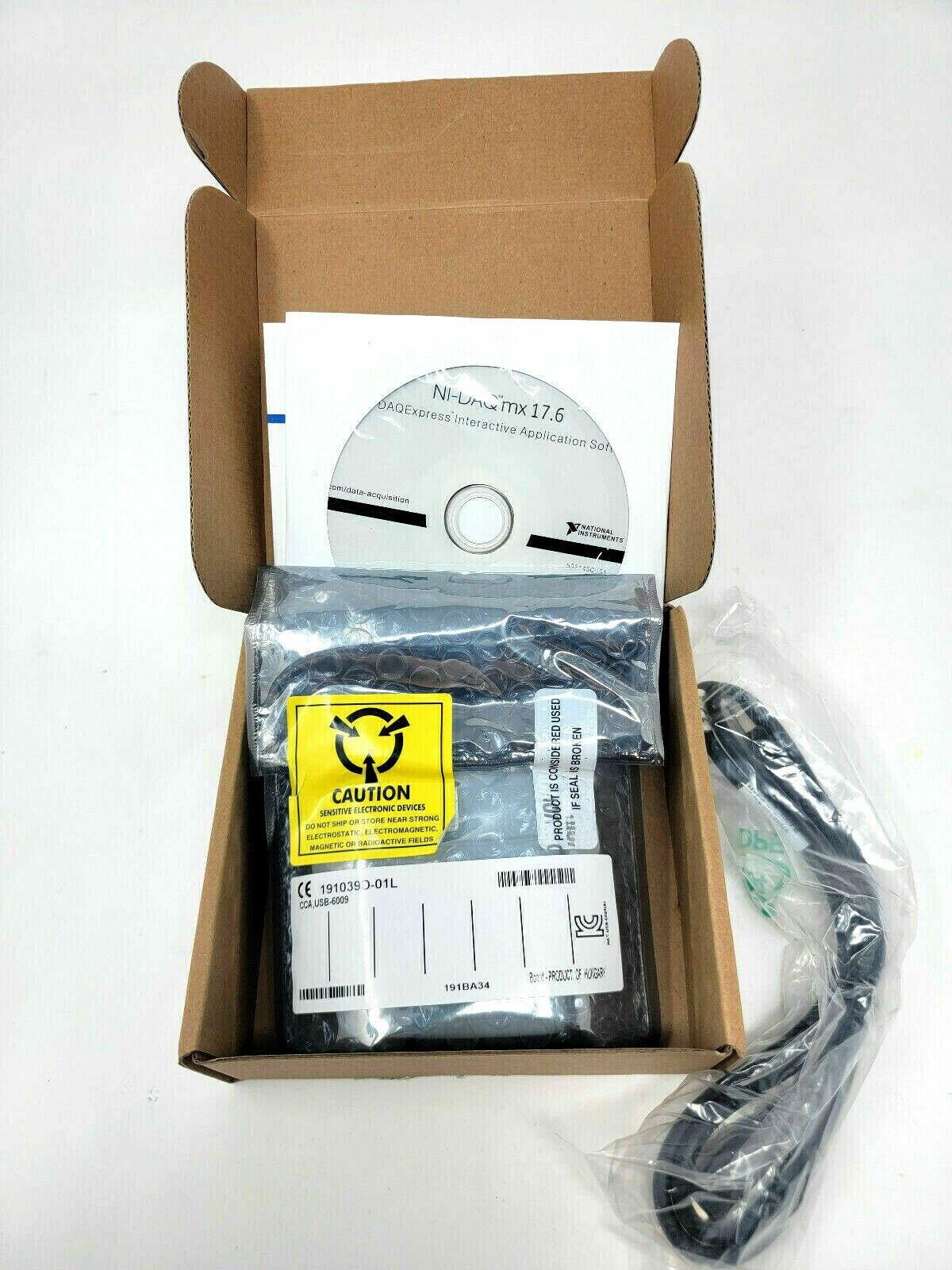 National Instruments USB-6009 DAQ Card NI Multifunction Data Acquisition System - NATIONAL INSTRUMENTS