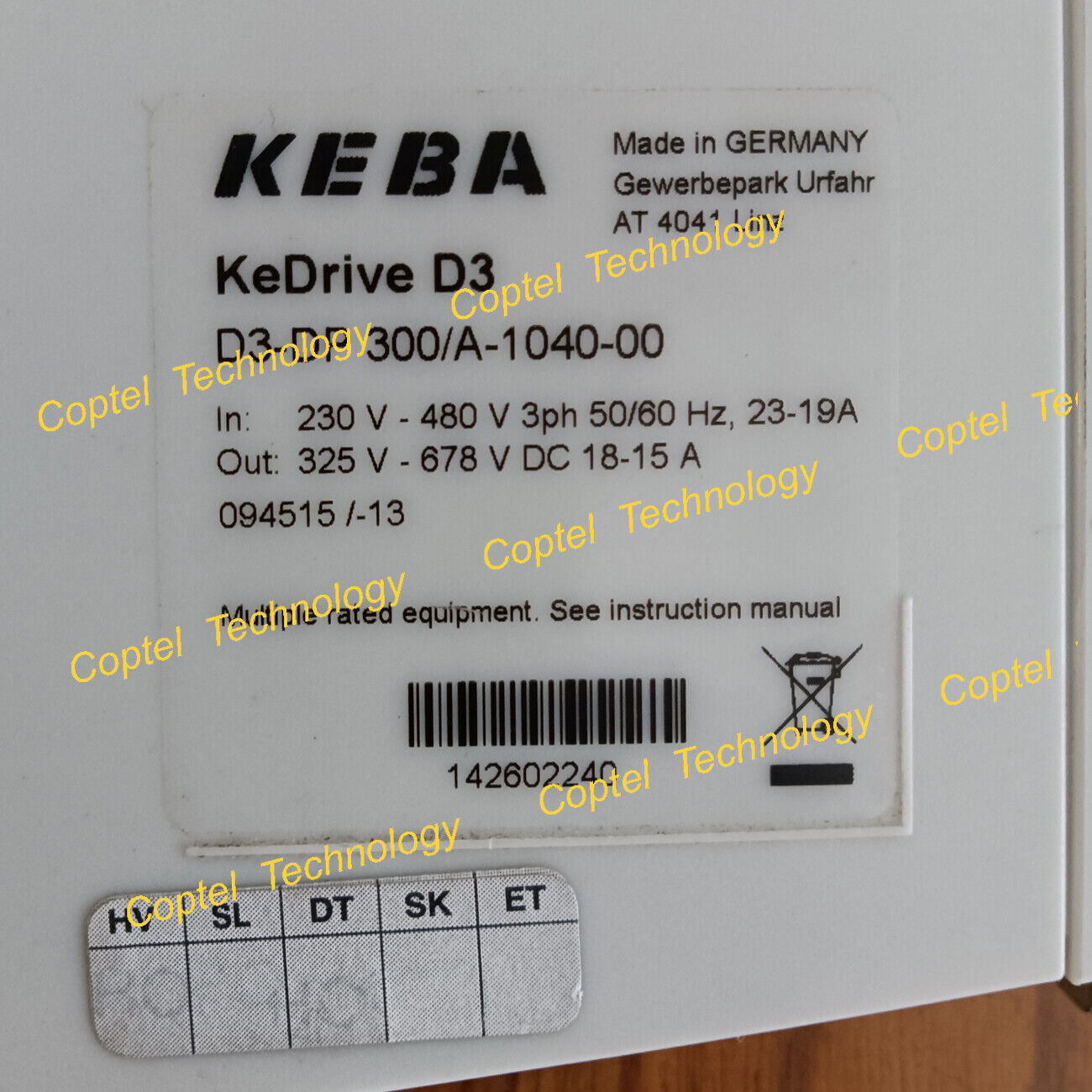 KEBA KeDrive D3-DP Servo Drive - KEBA