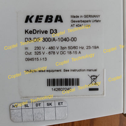 KEBA KeDrive D3-DP Servo Drive - KEBA