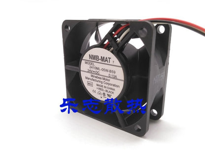 NMB-MAT 2410ML-05W-B59 DC24V 0.13A 3-Wire Silent Inverter Cooling Fan