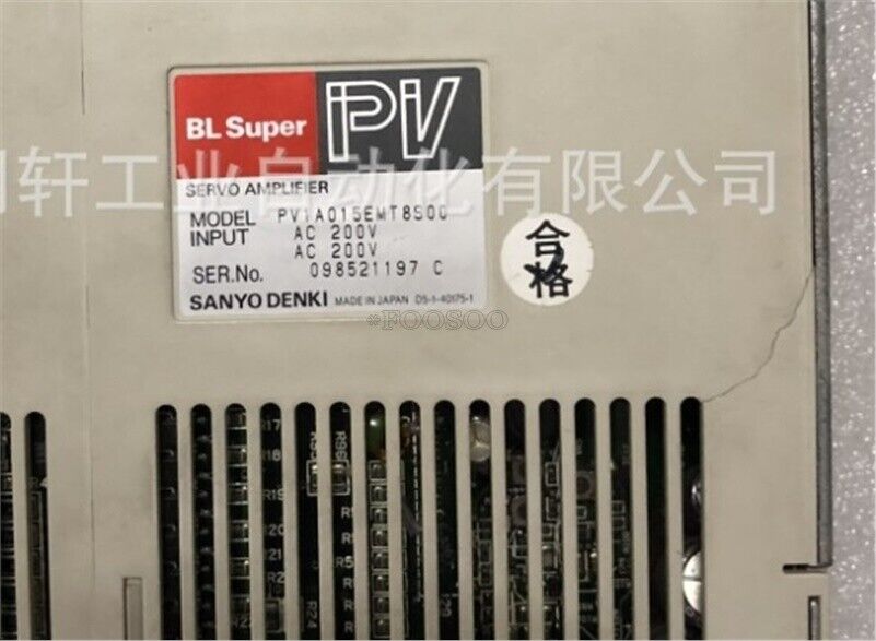 used Sanyo Denki Servo Amplifier PV1A015EMT8S00 200vac - SANYO DENKI