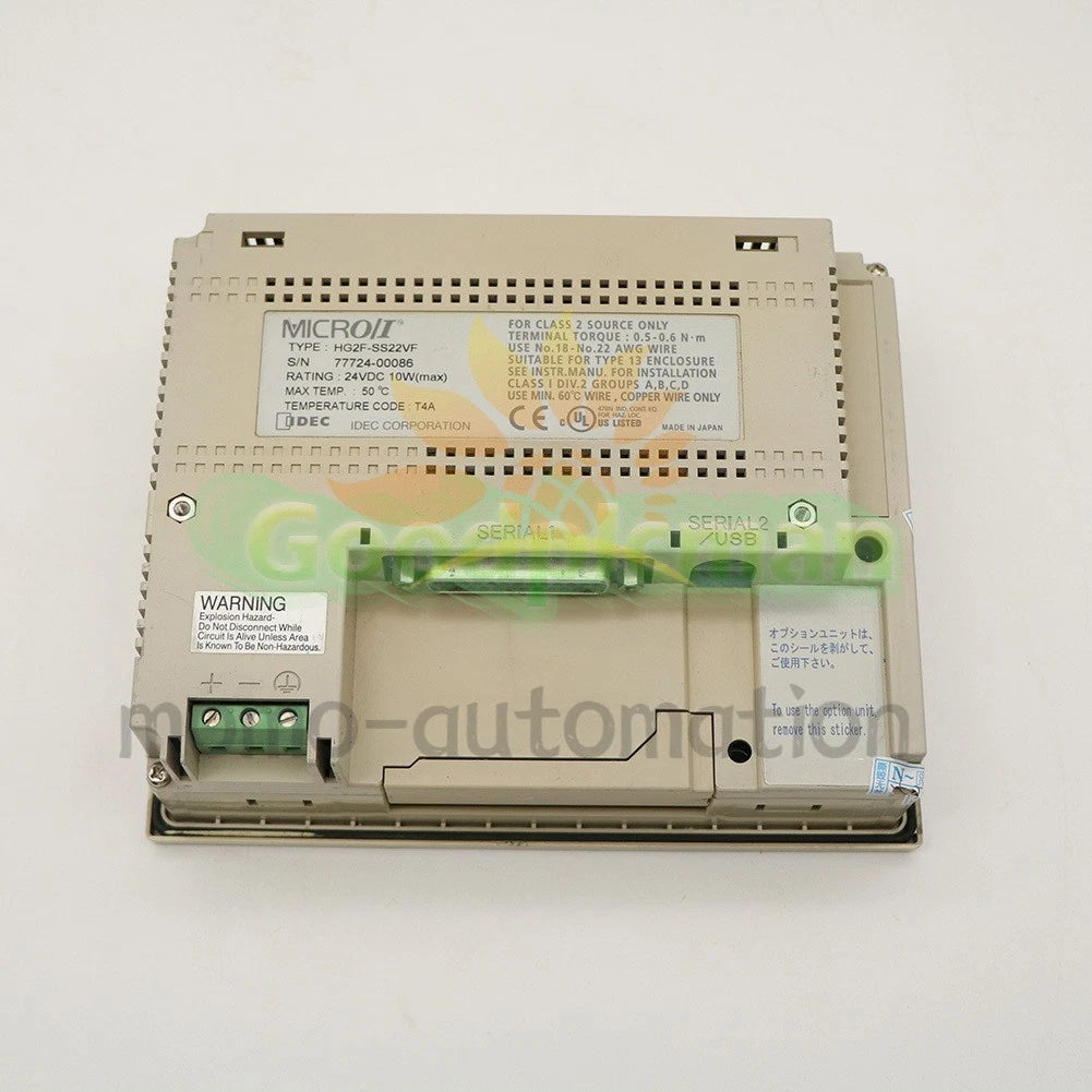 & Tested IDEC HG2F-SS22VF Operator Interface