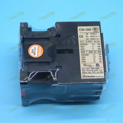 TECO CN-18S 110V AC Contactor - TECO