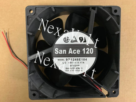 1pcs SAN Ace 9G1248E104 48V 0.17A 12038 120mm chassis cooling fan