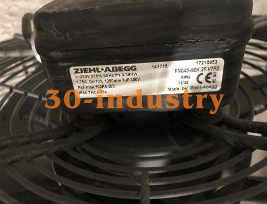 1PCS NEW FOR Ziehl-Abegg FN045-4EK.2F.V7P2 Axial Fan Condensing Fan 0.39KW 1.75A - ZIEHL-ABEGG