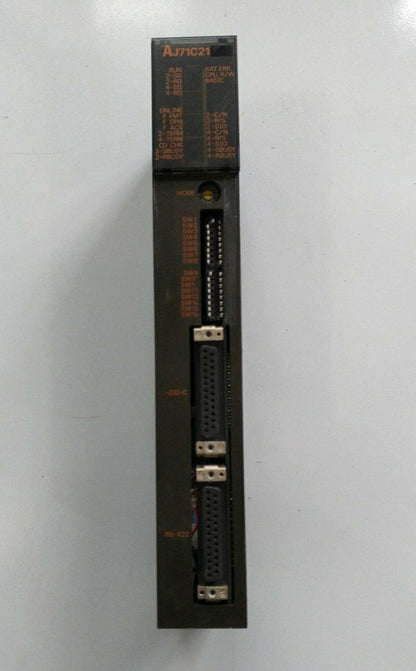 Used Mitsubishi AJ71C21 Programmable Controller In Good Condition Mitsubishi AJ71C21 Controller, Good Condition, Industrial Use - MITSUBISHI