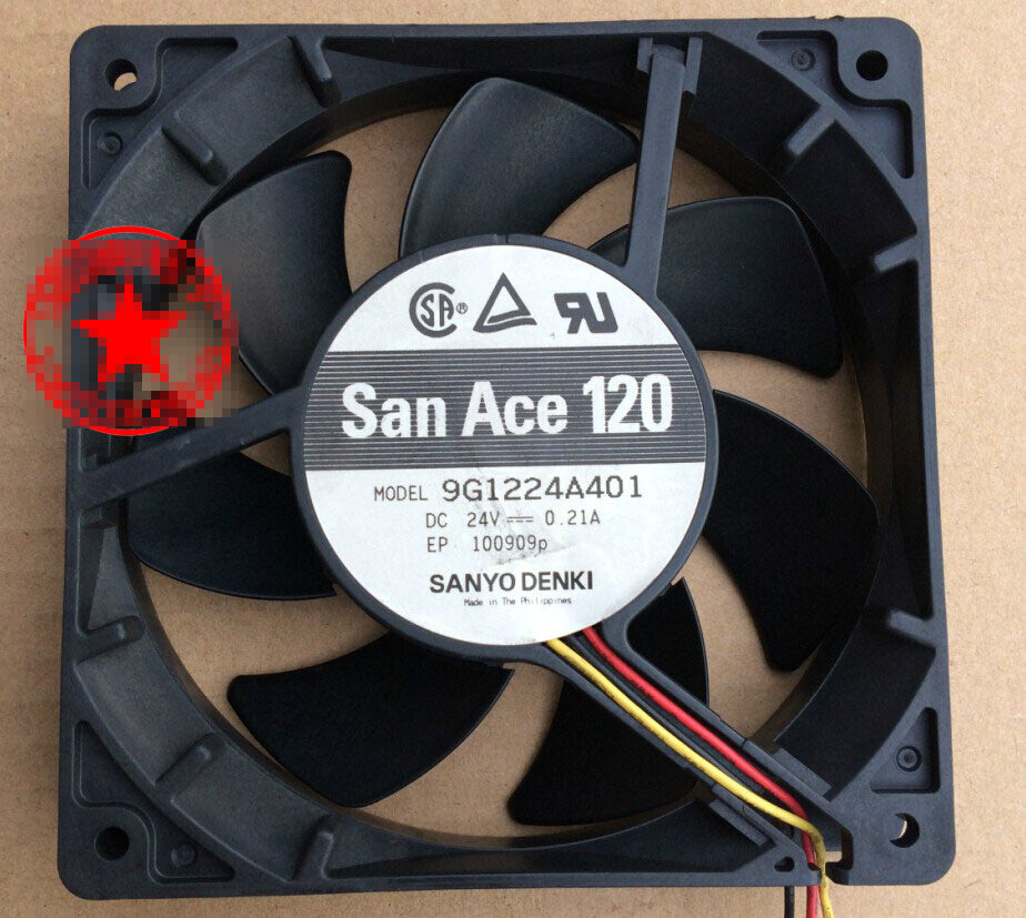 1pcs Sanyo SAN ACE120 9G1224A401 24V 0.21A 3-wire inverter fan