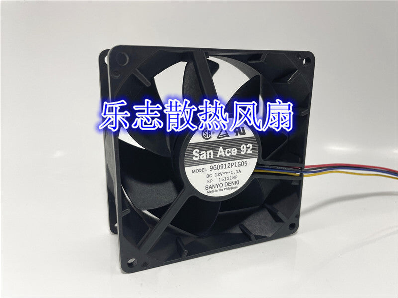 Sanyo 9G0912P1G05 12V 1.1A 9038 high air volume 4-wire PWM cooling fan
