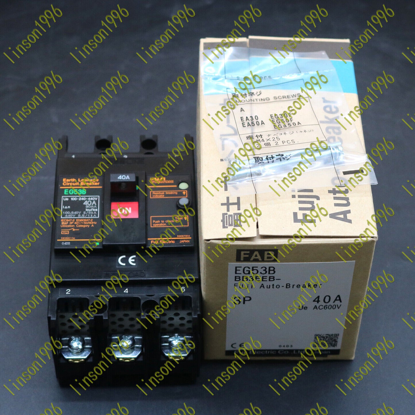 new One FUJI EG53B 40A 3P Auto-Breaker - FUJI