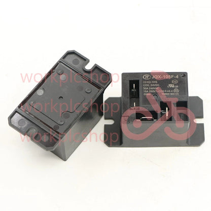 HONGFA HF105F-4-024D-1HST=JQX105F-4-024D-1HS 24VDC Power Relay 4Pins 30A 240VAC