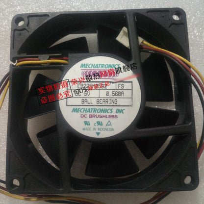 MECHATRONICS E9225M05B2 5V 0.56A 9025 9CM 3-wire cooling fan