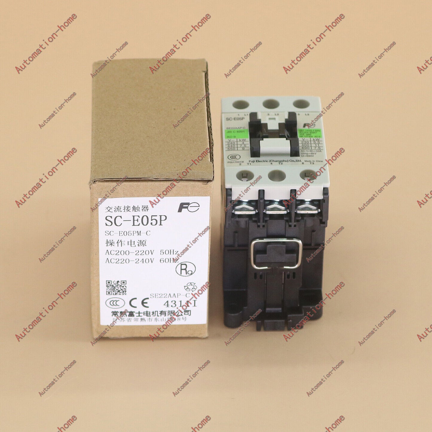 Fuji Electric SC-E05P Magnetic Contactor - FUJI ELECTRIC