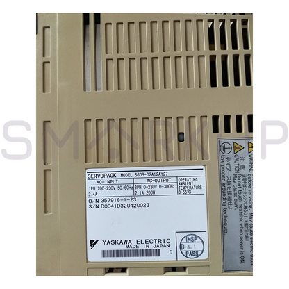 used & Tested YASKAWA SGDS-02A12AY27 Servo Drive
