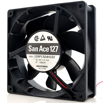 1pcs Sanyo 109P1324H102 24V 0.41A 12038 12CM cooling fan
