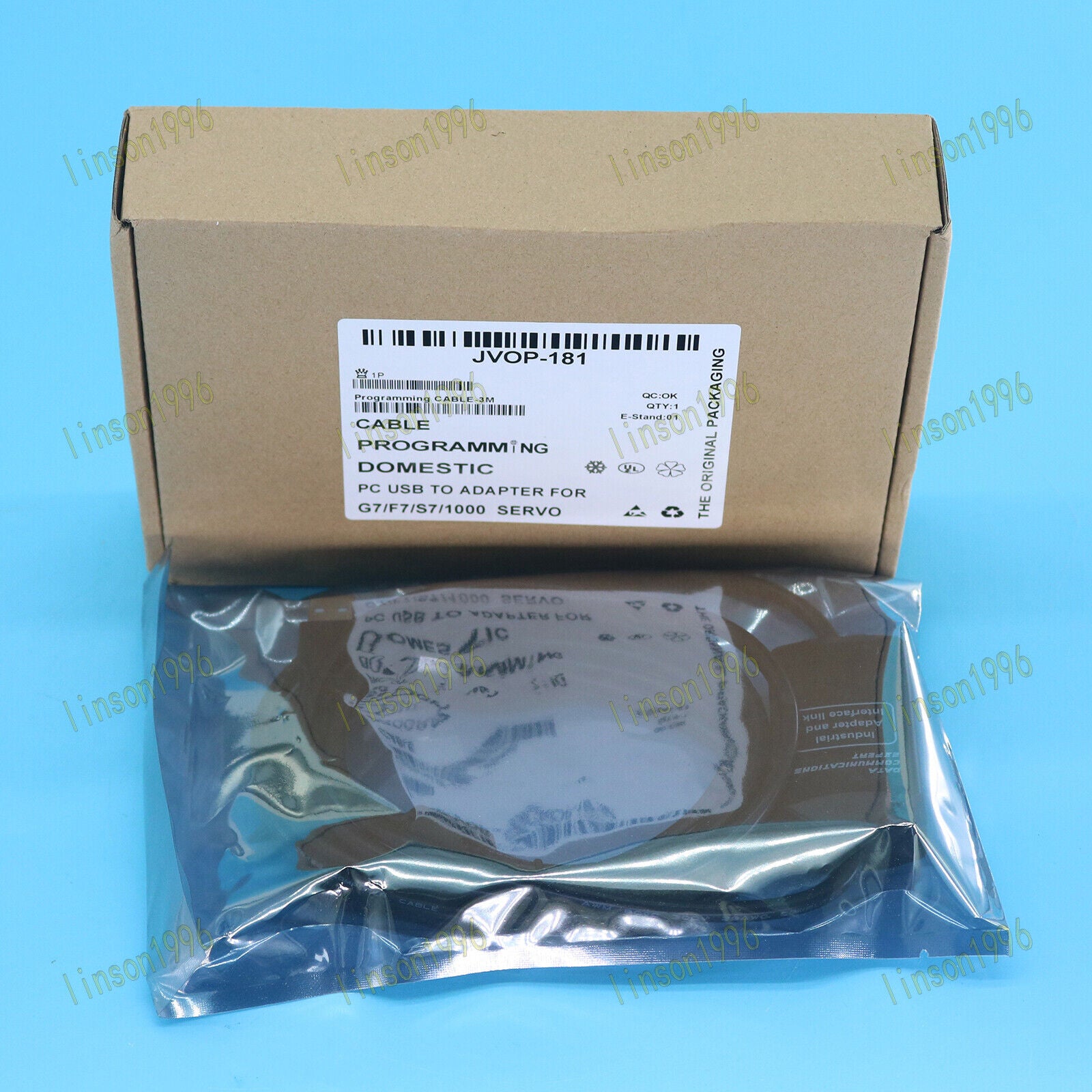 New 1-PC Yaskawa Programming Cable G7 F7 S7 JVOP-181 SHIP - YASKAWA
