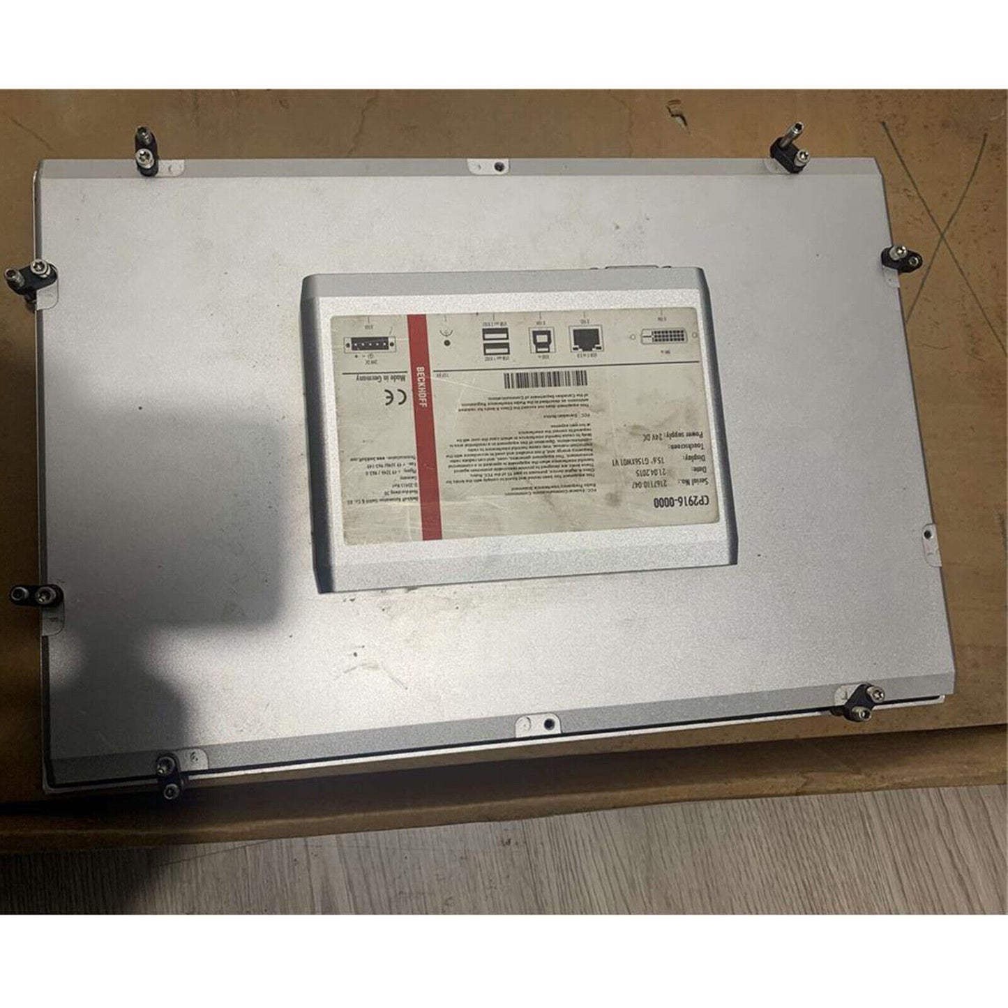 used ONE Beckhoff CP2916-0000 Industrial touch screen - BECKHOFF