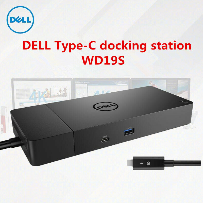 new  DELL WD19S External Docking Thunderbolt 3 USB Type-C Docking Station Adapter