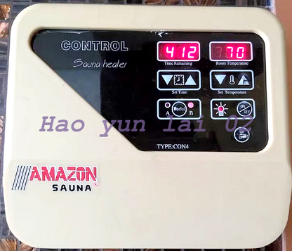 CON4 Sauna Control Panel Commercial Stove Controller 220V - THERMOSTAN