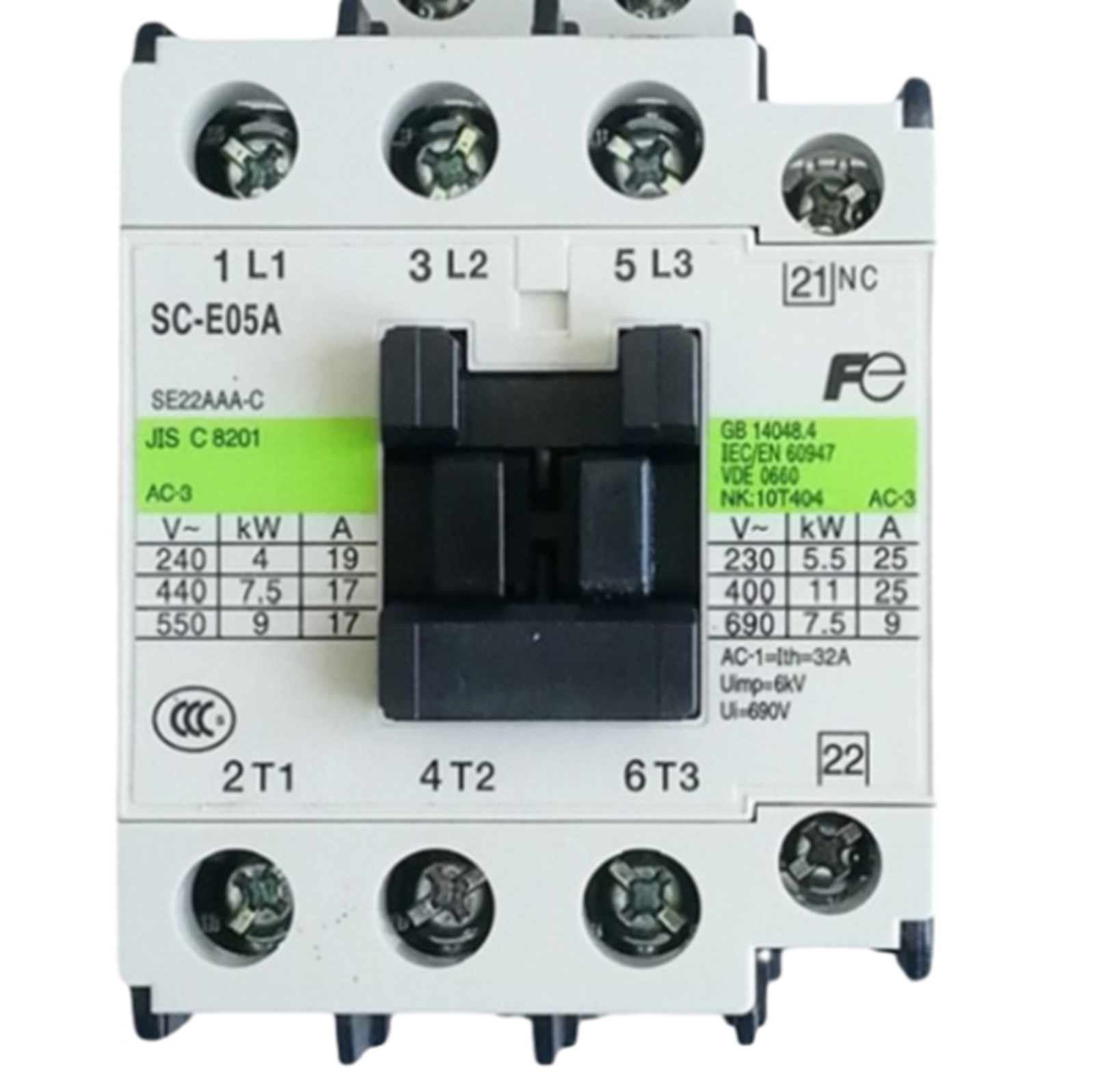 FUJI SC-E05A Magnetic Contactor AC 110V - FUJI