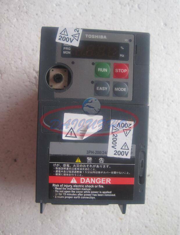 Used Inverter: Toshiba VF-S15 0.75KW 220V VFS15-2007PM Tested Good - TOSHIBA