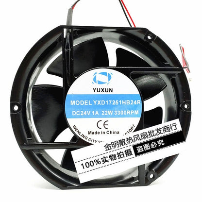 17CM YXD17251HB24R 24V 1A Inverter High Airflow Cooling Fan