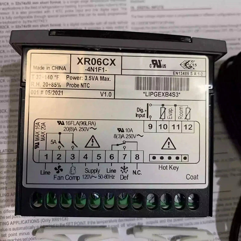 1PC FOR DIXELL Temperature Controller XR06CX-4N1F1 XR06CX4N1F1
