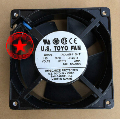 1pcs U.S.TOYO FAN TAC12038115HT 115V 12CM axial flow cooling fan