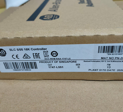 Allen-Bradley 1747-L551 SLC500 CPU Processor Module for PLC Applications - ALLEN-BRADLEY