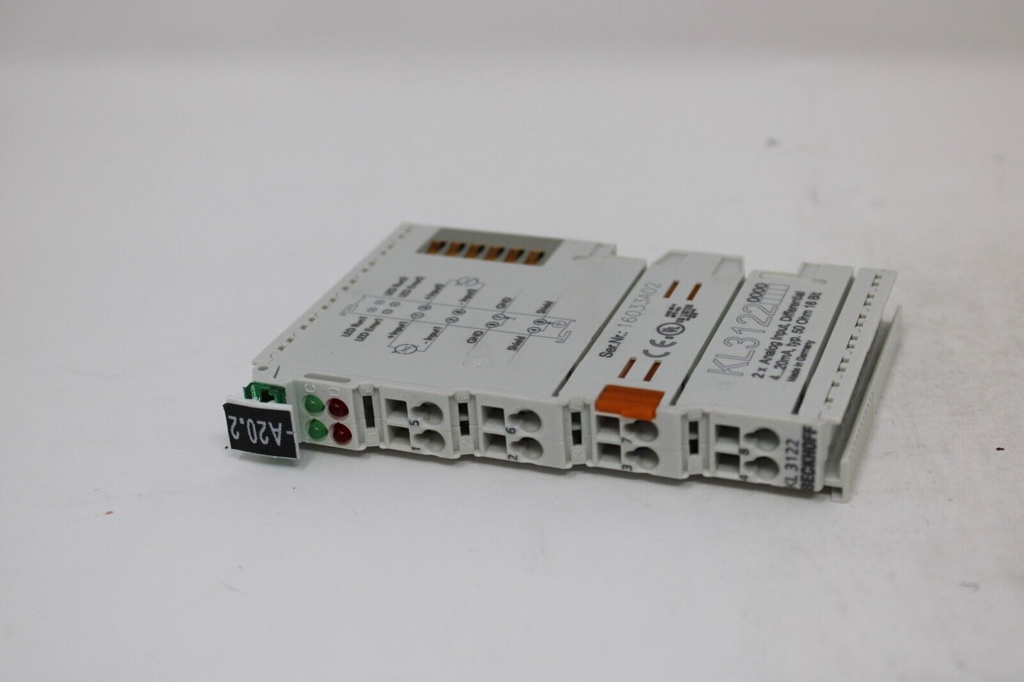 used Beckhoff KL3122 Analog Input - BECKHOFF