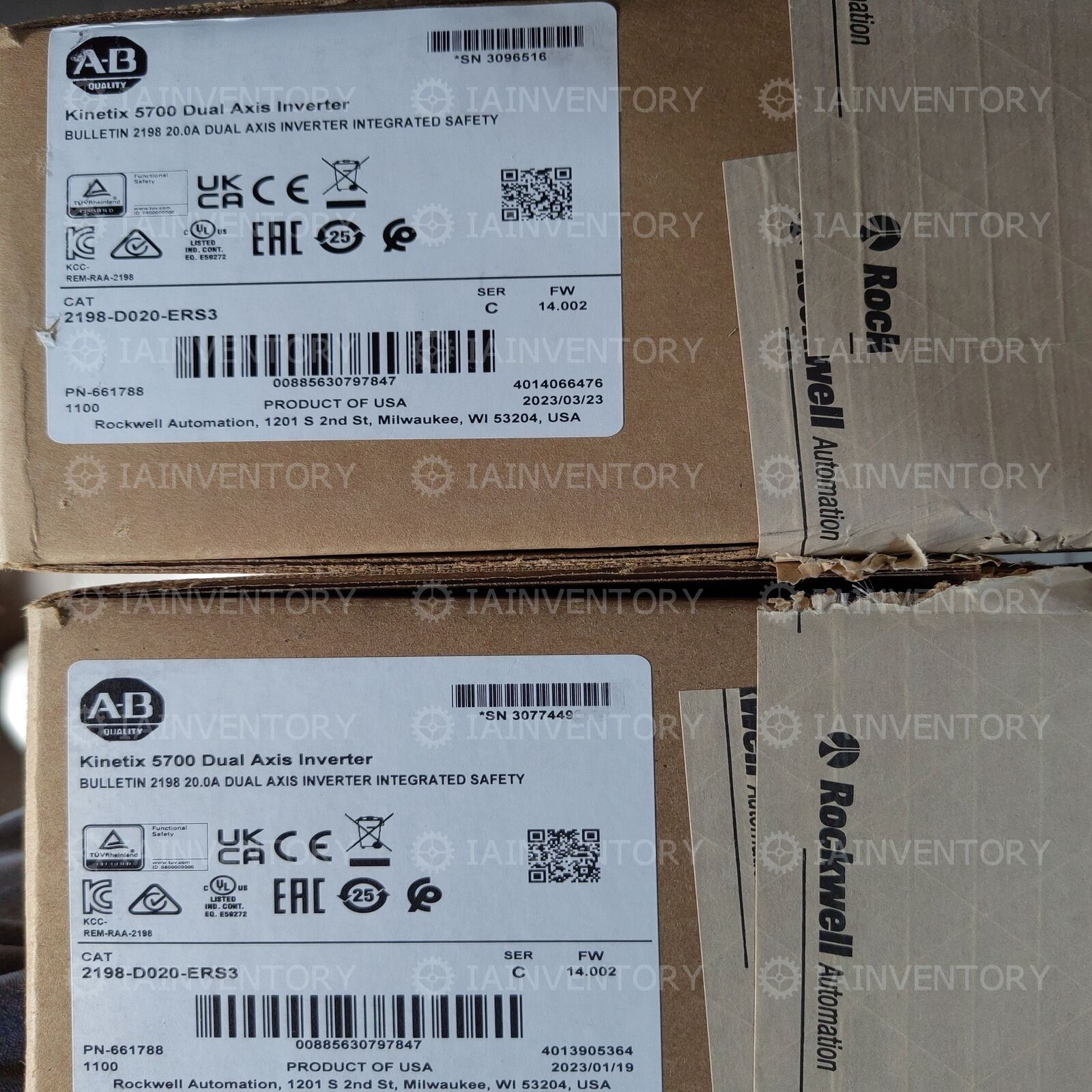 1PC NEW Allen-Bradley 2198-D020-ERS3 Next Day Air Available