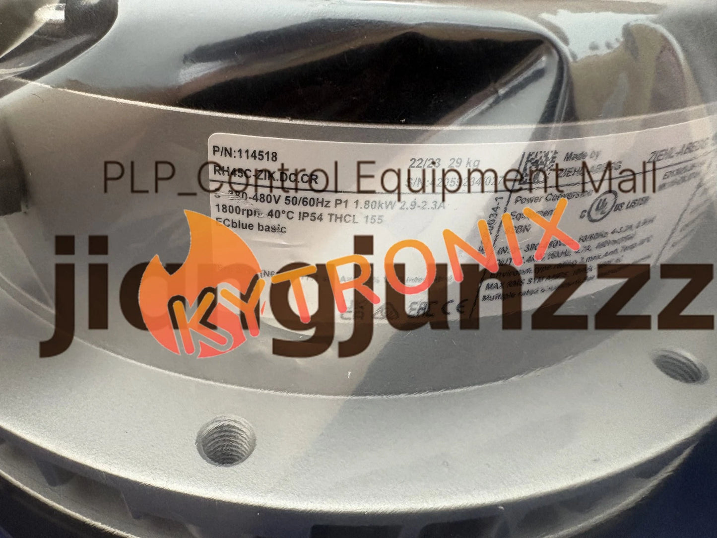 ONE. Centrifugal Cooling Fan RH45C-ZIK.DC.CR for Ziehl-Abegg