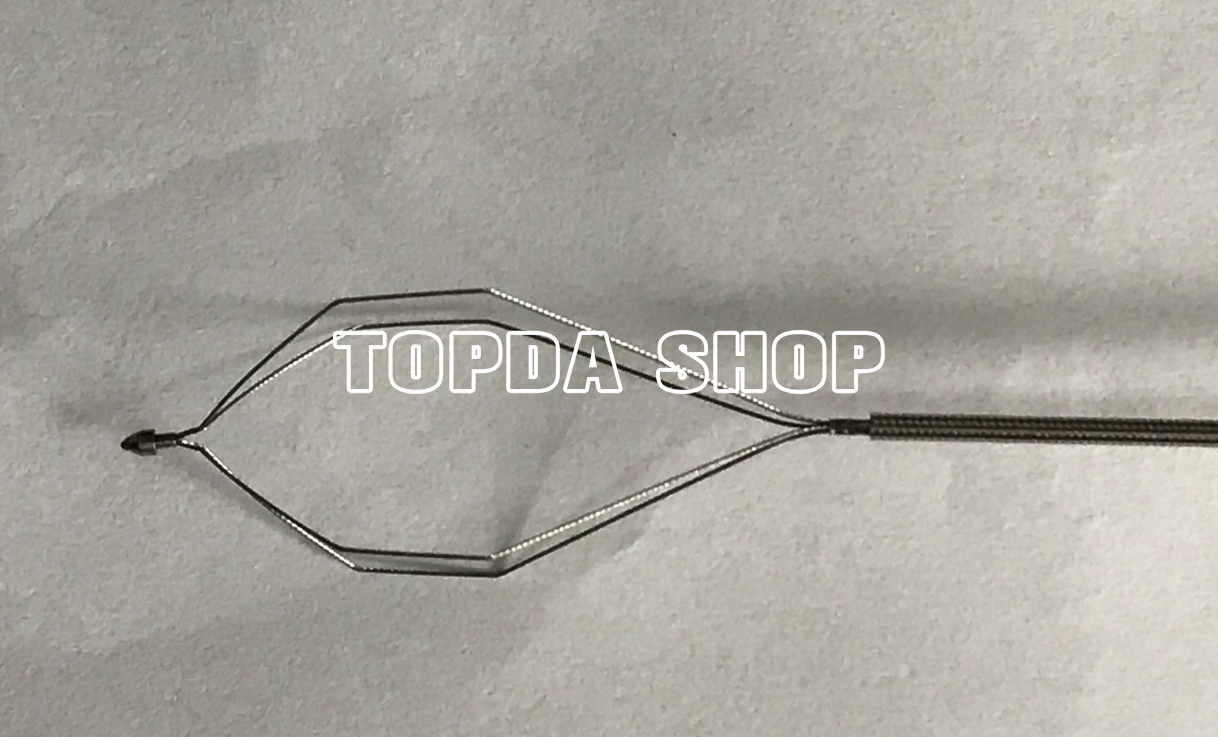 Bourdon tube foreign body forceps for endoscope, mesh basket, soft lens 1.8×2100 - COMPANY NAME