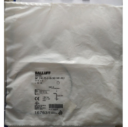 Balluff Proximity Sensor BMF 214K-PS-C-2A-SA2-S49-00, 3 Fast - BALLUFF
