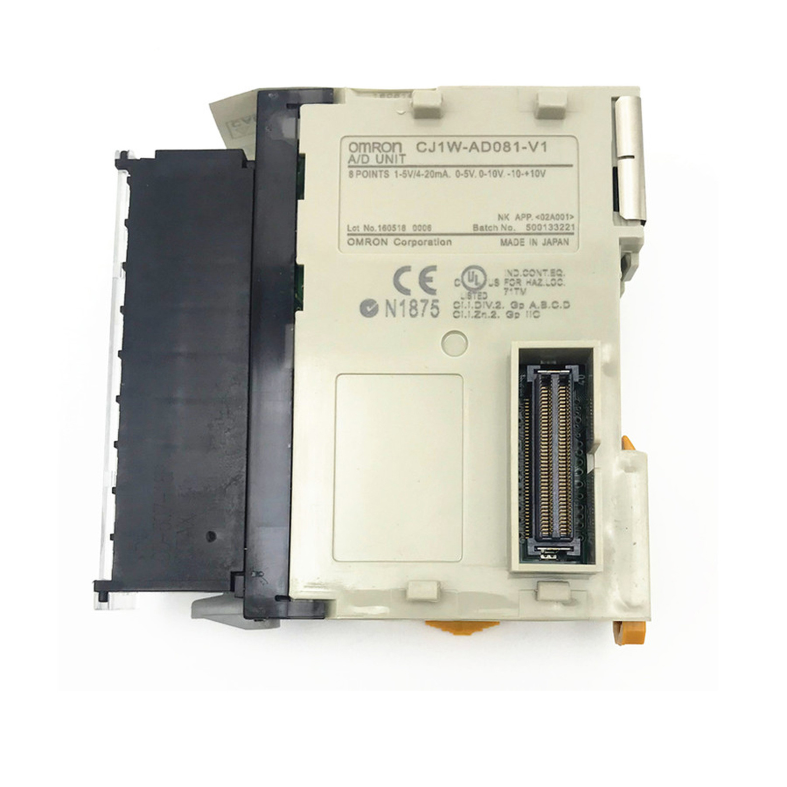OMRON Analog Input Unit Module, CJ1W-AD081-V1 - OMRON