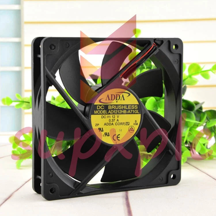 1PCS ADDA AD1212HB-A71GL 120*120*25mm Cooling Fan 12V 0.37A 2pin Fast Shipping