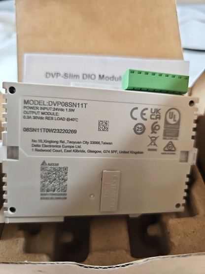 new DELTA DVP08SN11T 8 TRANSISTOR OUTPUT FUNCTION PLC MODULE - DELTA