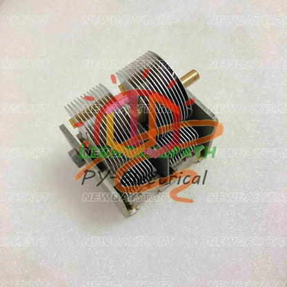 1pcs 365+365pF Broadcast Dual Gang Dual-unit Air Dielectric Variable Capacitor