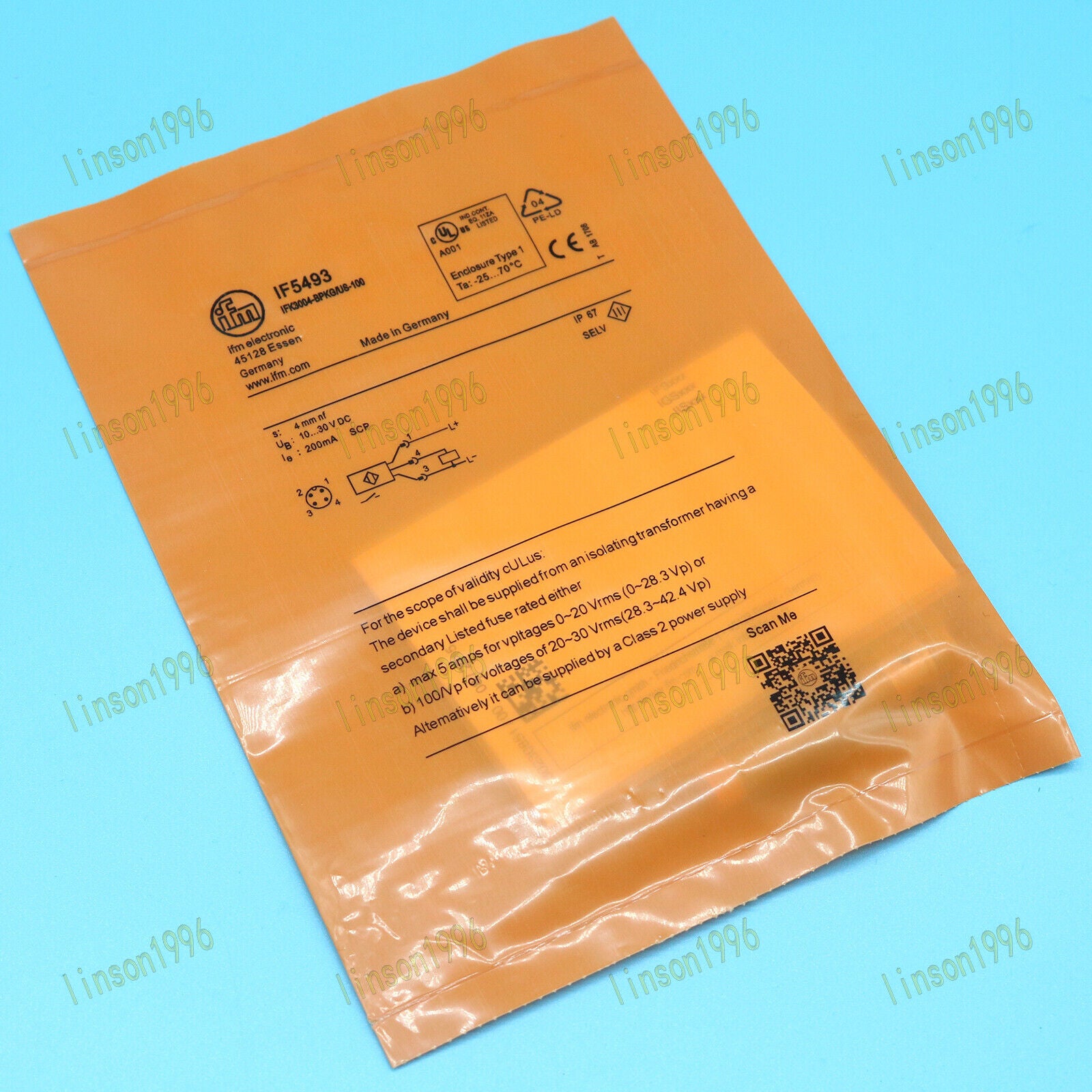 1PC IF5493 Proximity Switch Sensor Fast Delivery - IFM