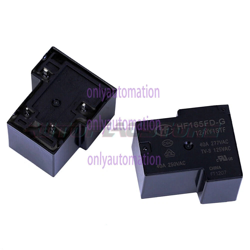 10PCS HONGFA HF165FD-G-12 -HY1STF Power Relay 12VDC 4Pin 40A~