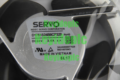 4-wire Inverter Cooling Fan For SERVO D1751S24B8CP329 17251 DC24V 3.4A #ke