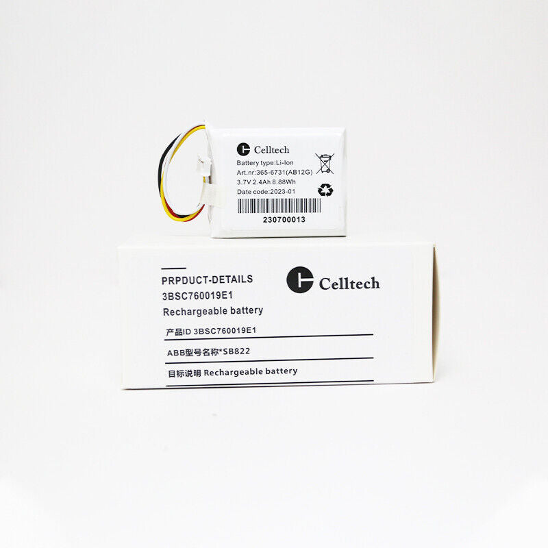 1pcs new box ABB 3BSC760019E1 SB822 3.7V 2.4AH rechargeable battery - ABB