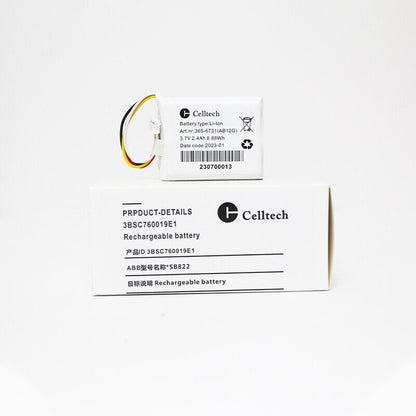 1pcs new box ABB 3BSC760019E1 SB822 3.7V 2.4AH rechargeable battery - ABB