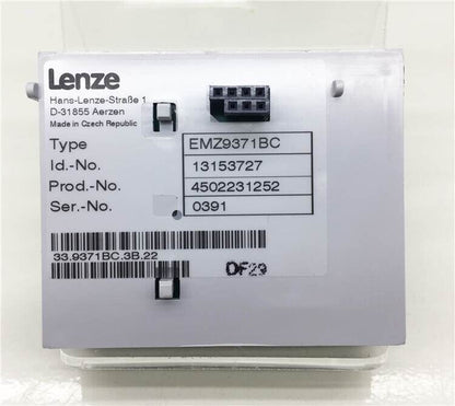 LENZE EMZ9371BC CONTROL PANEL PING - LENZE