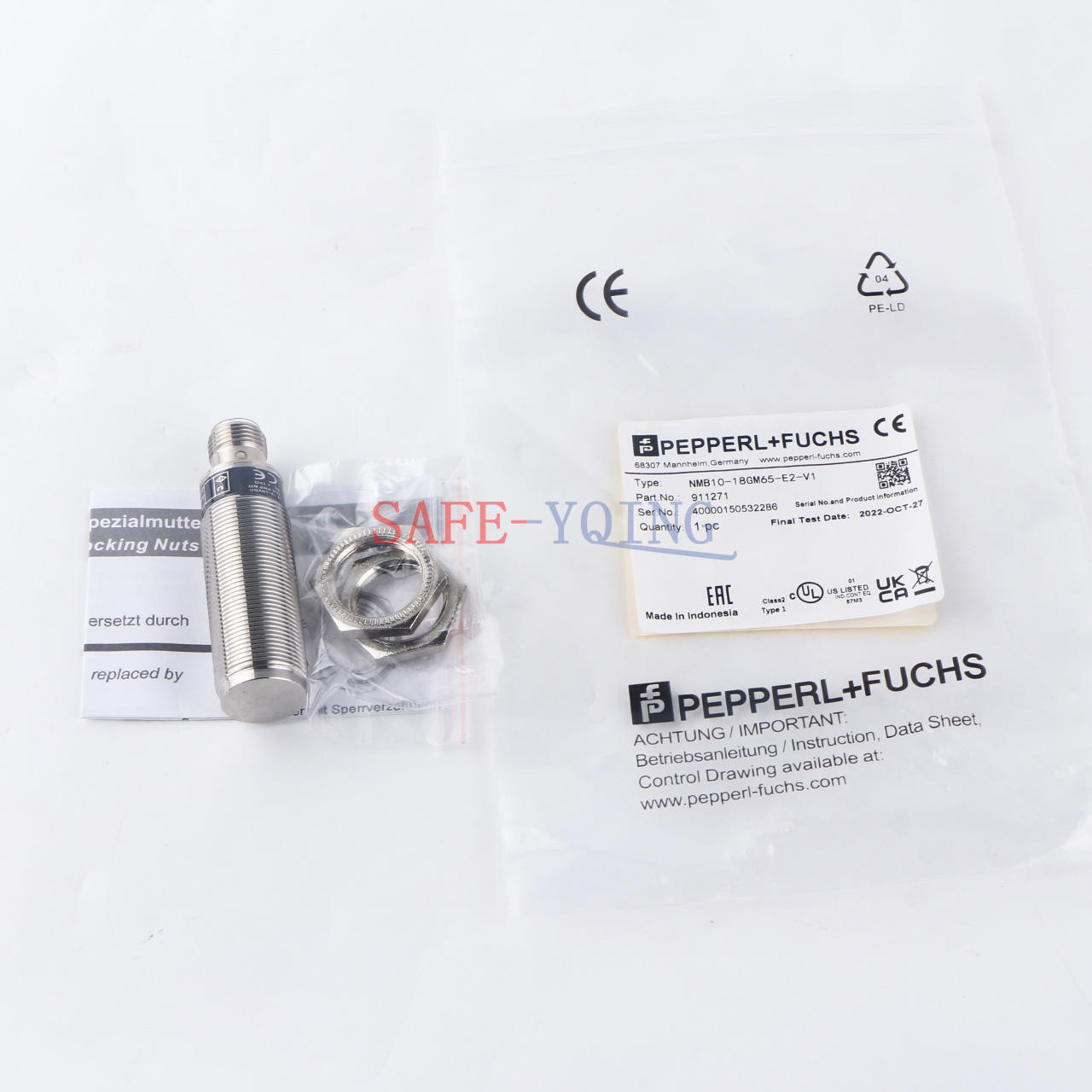 new ONE for Pepperl+Fuchs NMB10-18GM65-E2-V1 Proximity Switch - PEPPERL+FUCHS