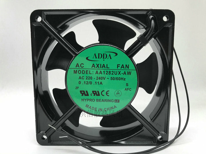 1pcs  ADDA AA1282UX-AW AC220-240V 0.12/0.11A 12038 12CM cooling fan