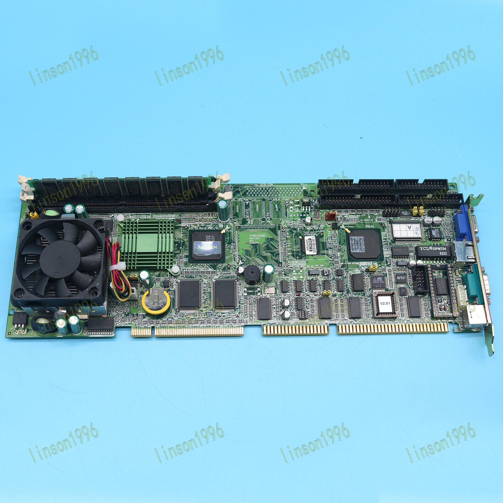 used  Advantech PCA-6178VE Rev.B1 Motherboard With Network Port Tested Good Advantech