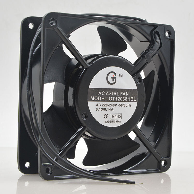 1pcs  GT GT12038HBL 12cm 220v 0.14A 12038 cabinet axial fan