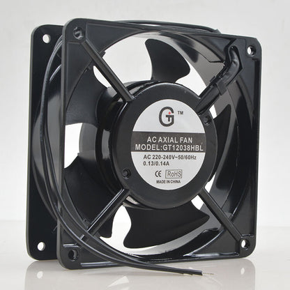 1pcs  GT GT12038HBL 12cm 220v 0.14A 12038 cabinet axial fan