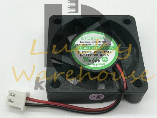 EVERCOOL 4010 EC4010M12S 12V 0.07A 4cm 40*10MM 2-wire silent fan